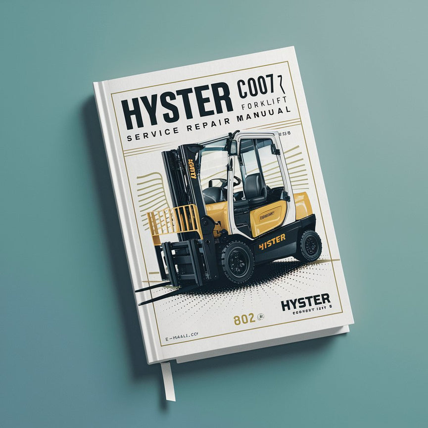 Manuel de réparation et d'entretien du chariot élévateur Hyster C007 (H165H)