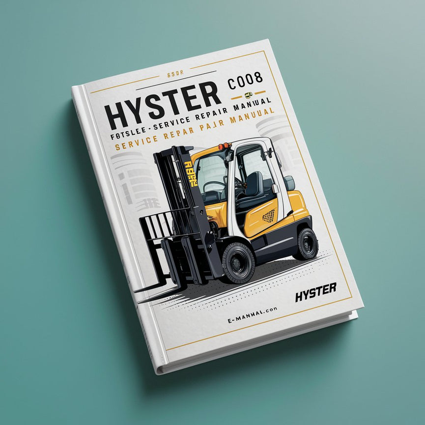 Manual de servicio y reparación de carretillas elevadoras Hyster C008 (H23.5C Europa)