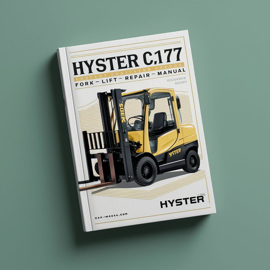 Manual de servicio y reparación de la carretilla elevadora Hyster C177 (H3.00XL Europa)