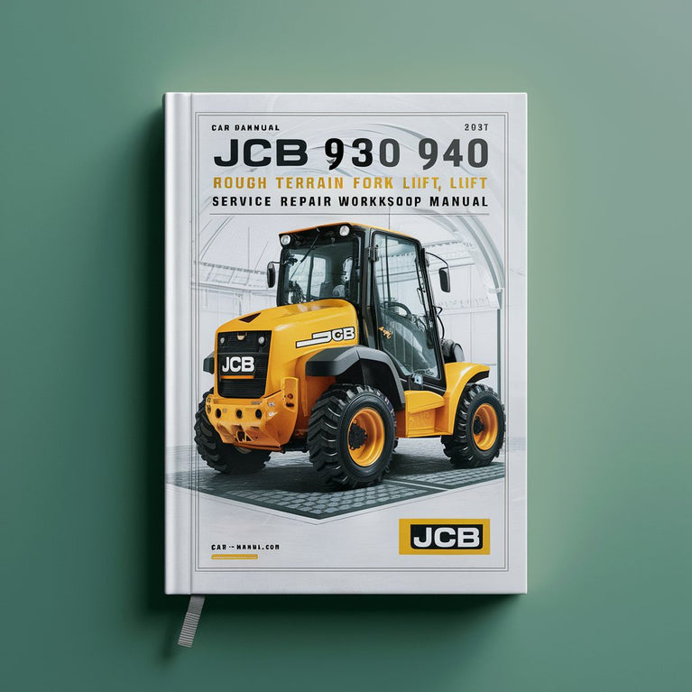 Manuel d'atelier de réparation et d'entretien des chariots élévateurs tout-terrain JCB 926 930 940 (RTFL)