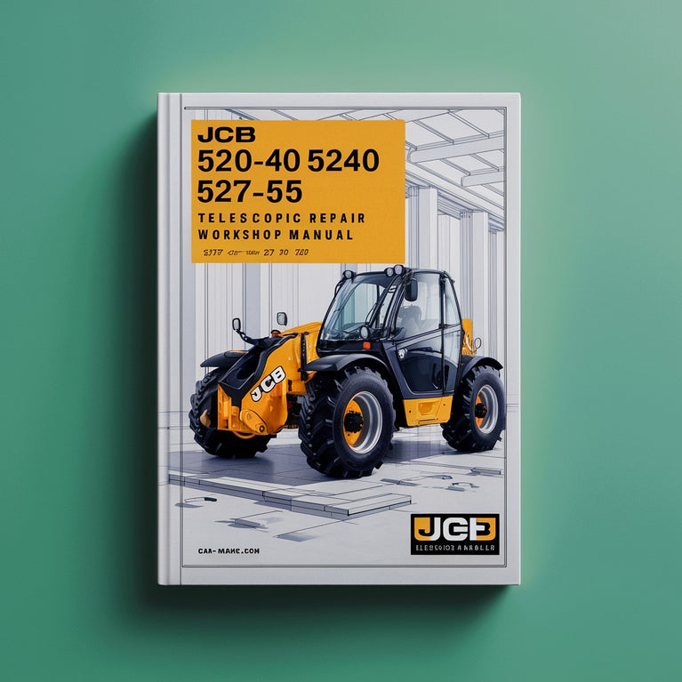 Manual de taller de reparación y mantenimiento de manipuladores telescópicos JCB 520-40 524-50 527-55