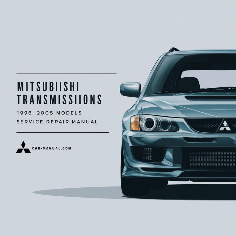 Mitsubishi Transmissions-1996-2005 models Service Repair Manual