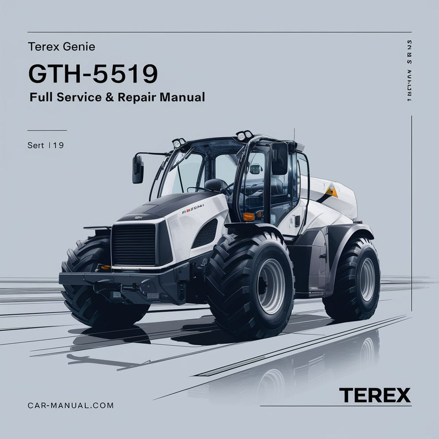 Manual de servicio y reparación completo de Terex Genie GTH-5519