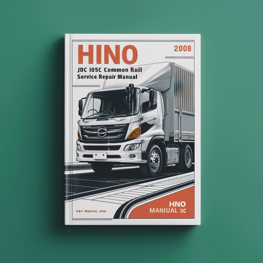 Hino J08C J05C Common Rail System Service Manual PDF Download