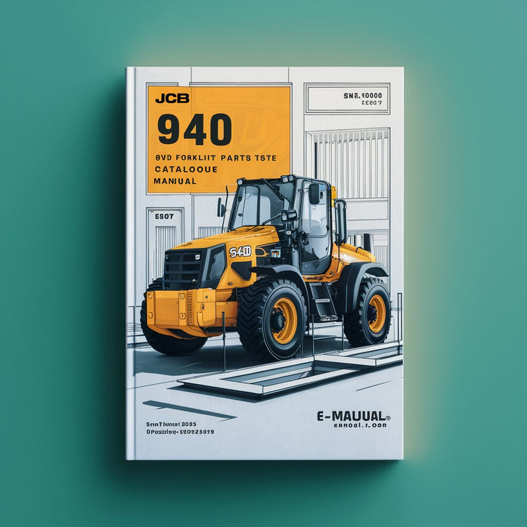 JCB 940 4WD Forklift Parts Catalogue Manual (SN: 00825400-00825483 01280000-01281999 01483000-01483999 01484000-01484181 02228008-02228489)