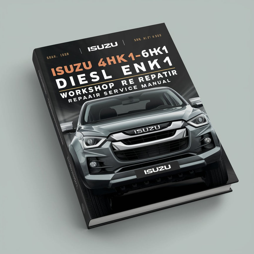 Manual de servicio y reparación del motor diésel Isuzu 4HK1-6HK1