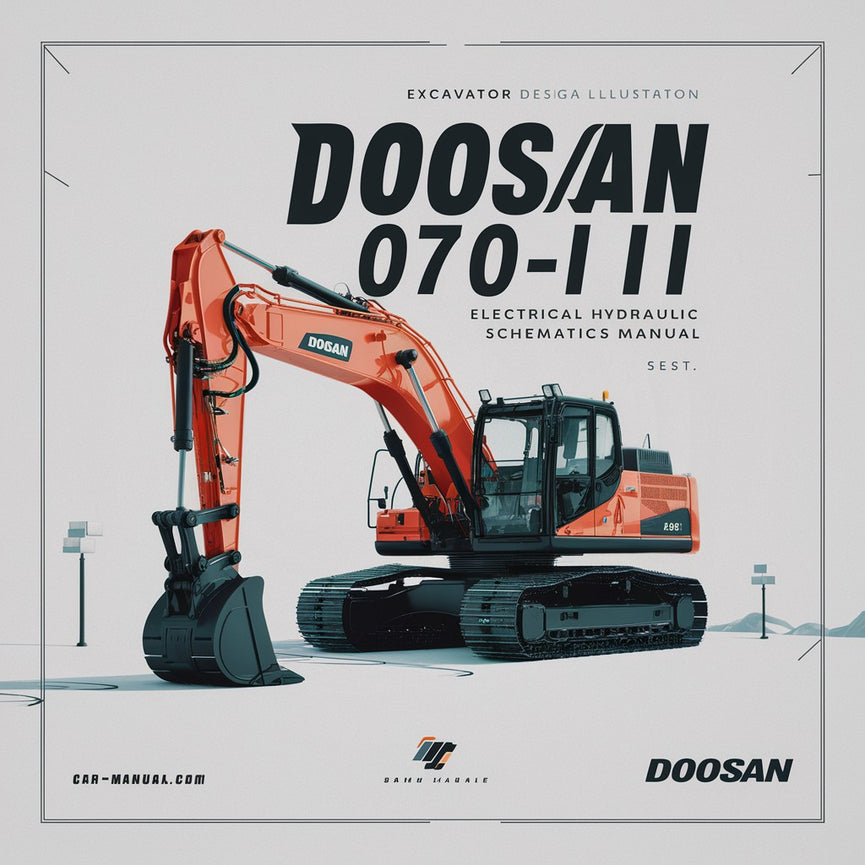 Manual de esquemas eléctricos e hidráulicos de la excavadora Doosan SOLAR 070-III