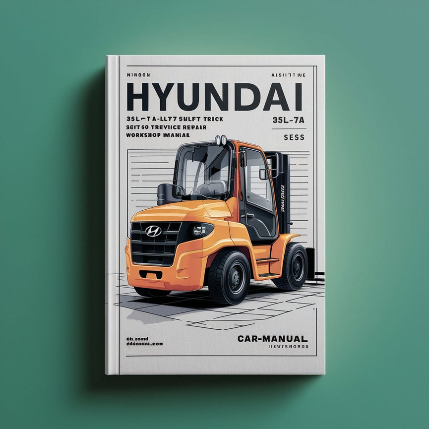 Manual de taller y reparación de montacargas Hyundai 35L-7A 40L-7A 45L-7A 50L-7A