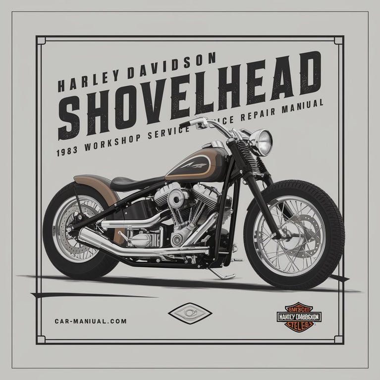 Manual de reparación y servicio del taller de Harley Davidson FXWG Shovelhead 1983