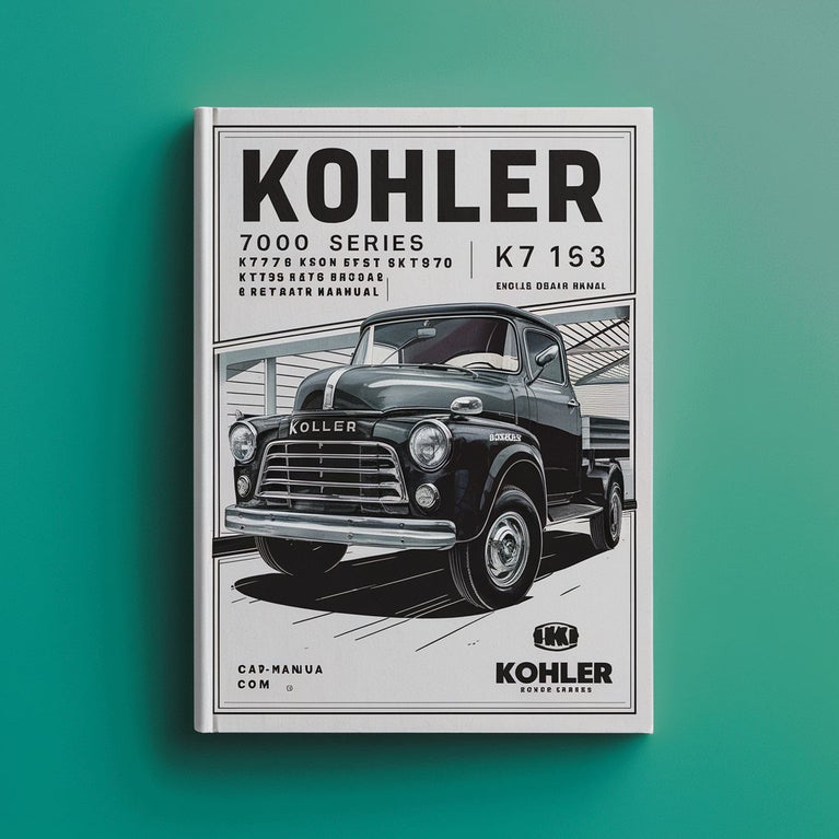 Manuel de réparation et d'entretien du moteur Kohler série 7000 KT715 KT725 KT730 KT735 KT740 KT745