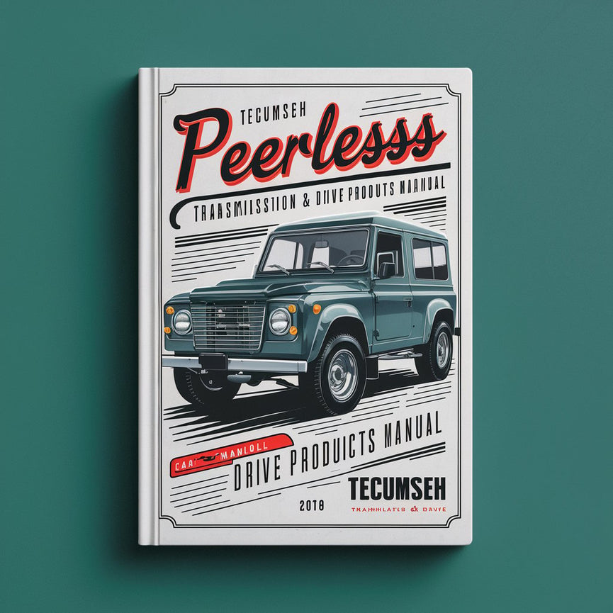 Manual de productos de transmisión y accionamiento Tecumseh Peerless