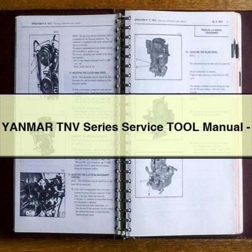 Manual de herramientas de servicio de la serie TNV de YANMAR (PDF)