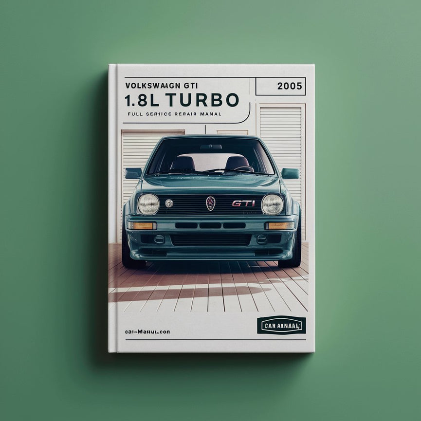 Manual de reparación y servicio completo del Volkswagen GTI 1.8L Turbo 1999-2005