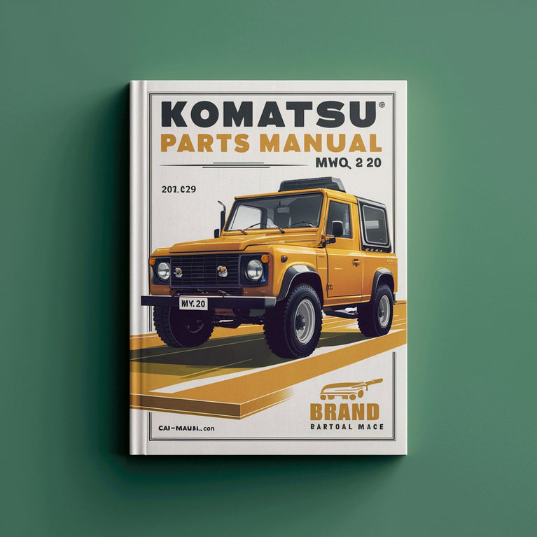 Manual de piezas de Komatsu MWQ 20