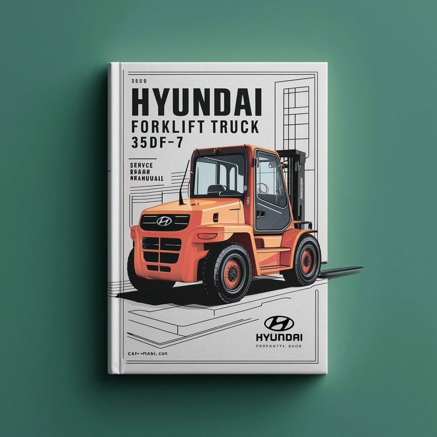 Manual de servicio y reparación de la carretilla elevadora HYUNDAI 35DF-7