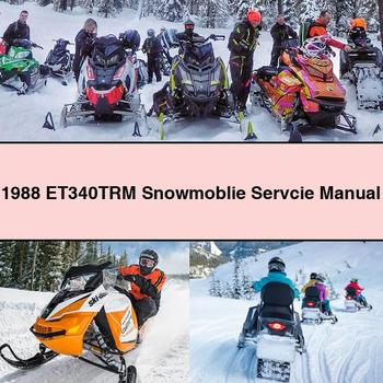 1988 ET340TRM Snowmoblie Servcie Manual