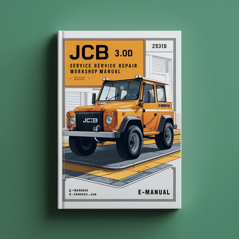 Manuel d'atelier de réparation et d'entretien JCB 3.0D 3.0G 3.0D 4x4