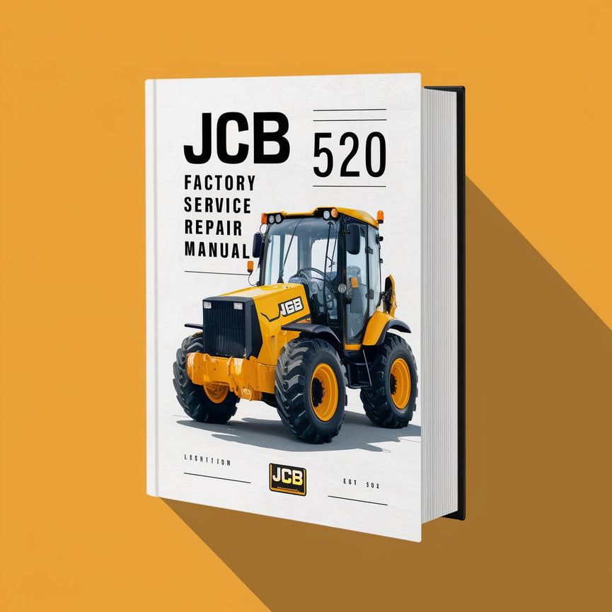 Manuel de réparation et d'entretien d'usine JCB 520