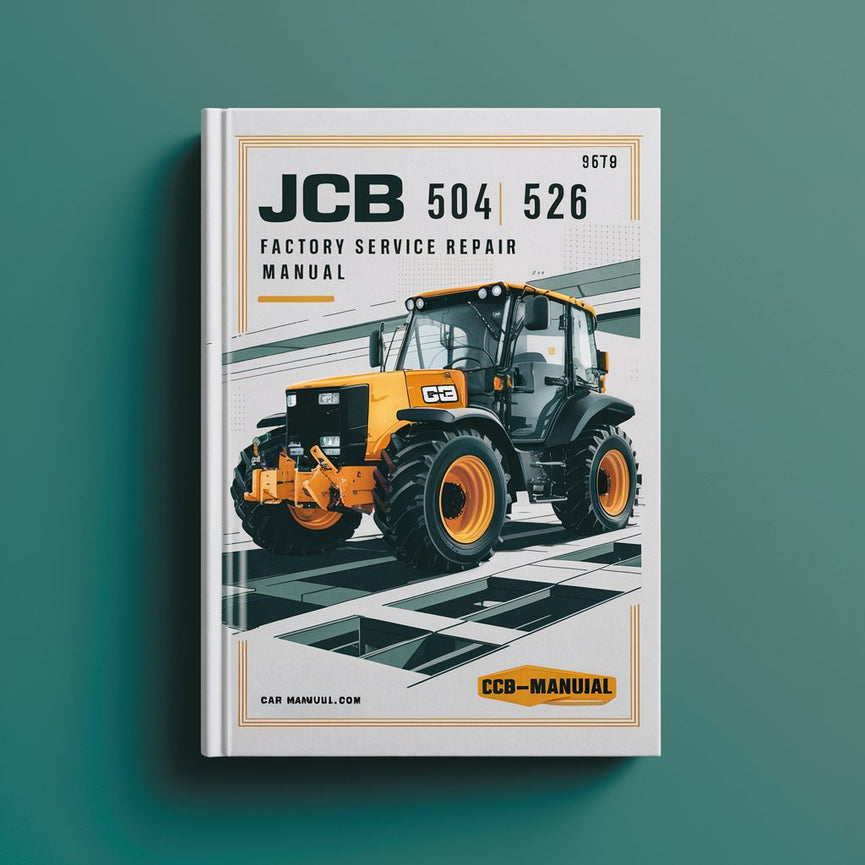 Manuel de réparation et d'entretien d'usine JCB 504B 526