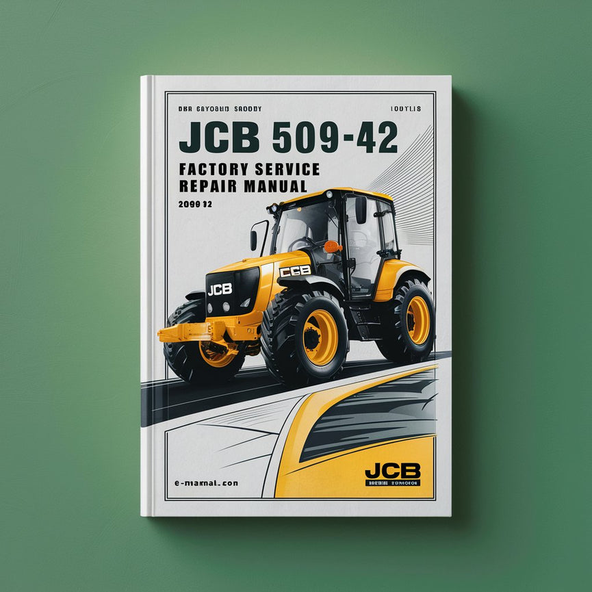 Manuel de réparation et d'entretien d'usine JCB 509-42