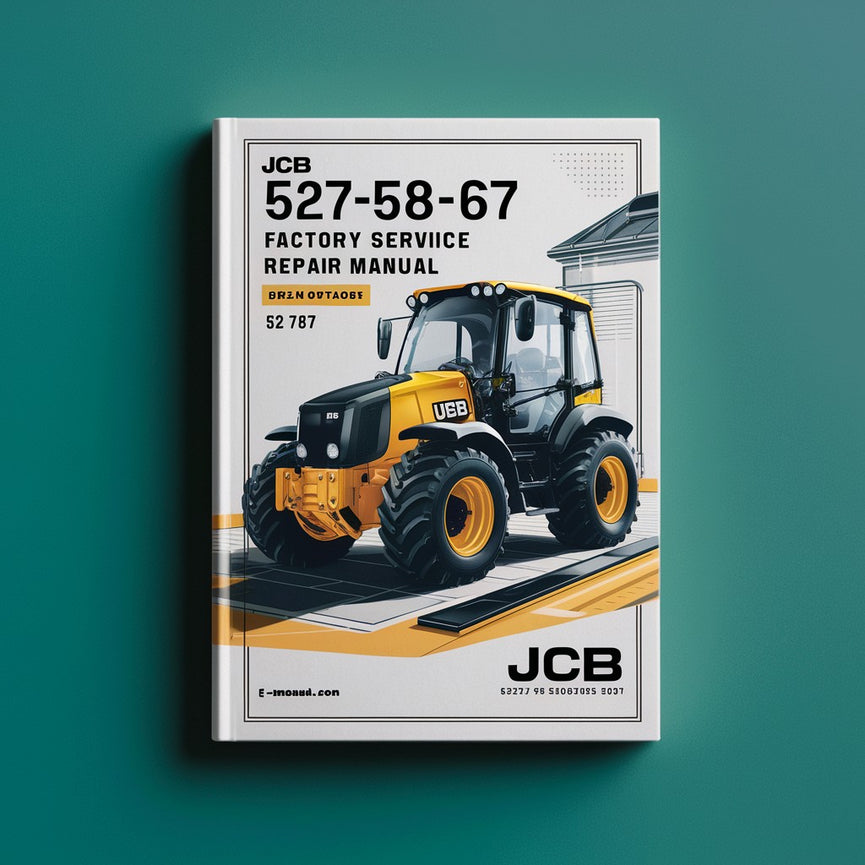 Manuel de réparation et d'entretien d'usine JCB 527-58 527-67