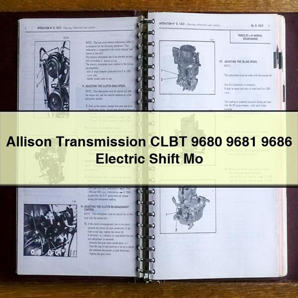 Transmisión Allison CLBT 9680 9681 9686 Motor de cambio eléctrico