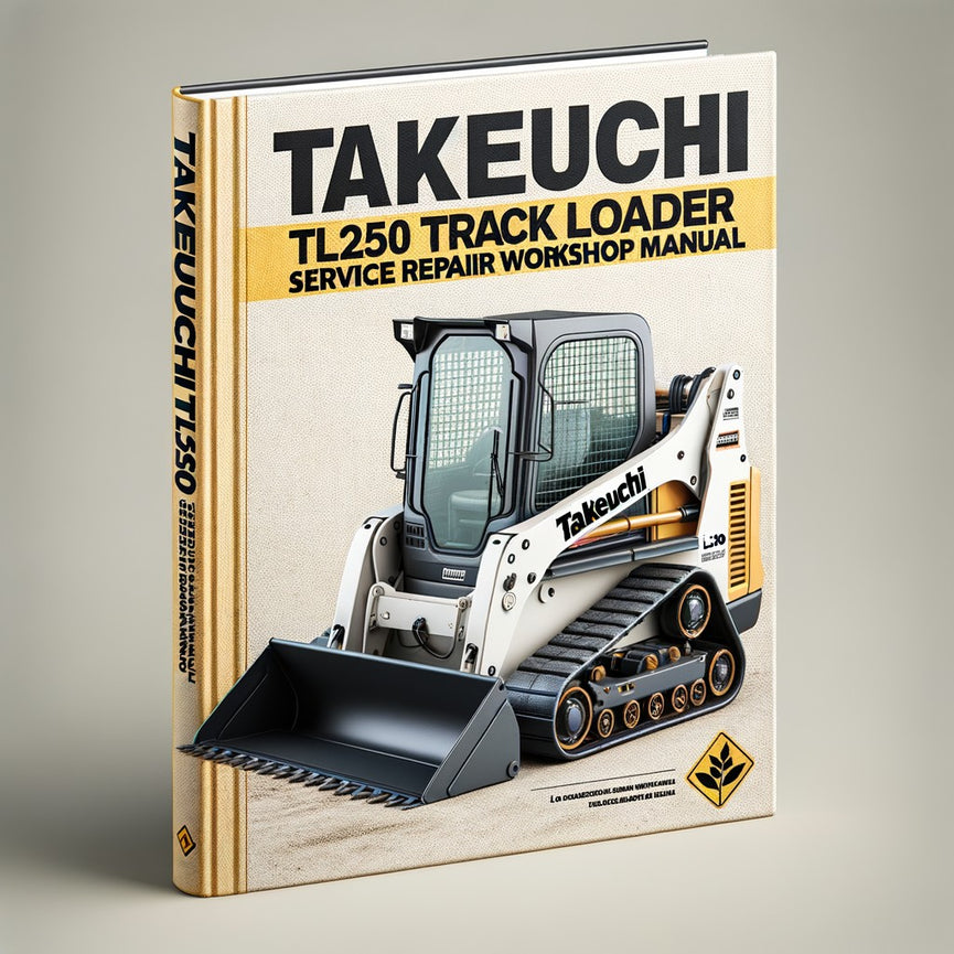 Manual de taller y reparación de cargadoras de cadenas Takeuchi TL250 (número de serie: 225000001 y superiores)