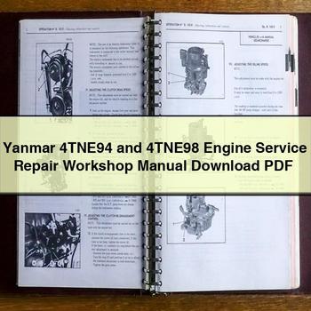 Yanmar 4TNE94 and 4TNE98 Engine Service Repair Workshop Manual