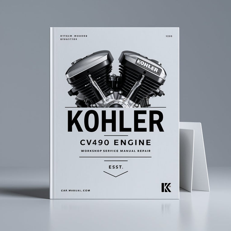 Manual de servicio y reparación del motor Kohler CV490