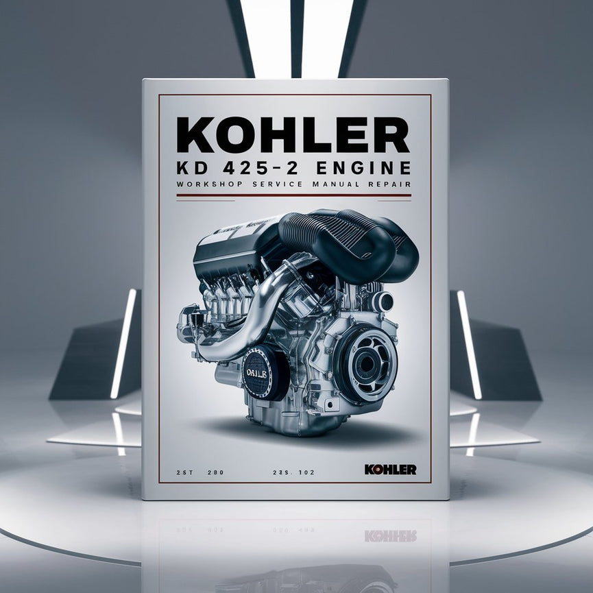 Manuel de réparation et d'entretien du moteur Kohler KD 425-2