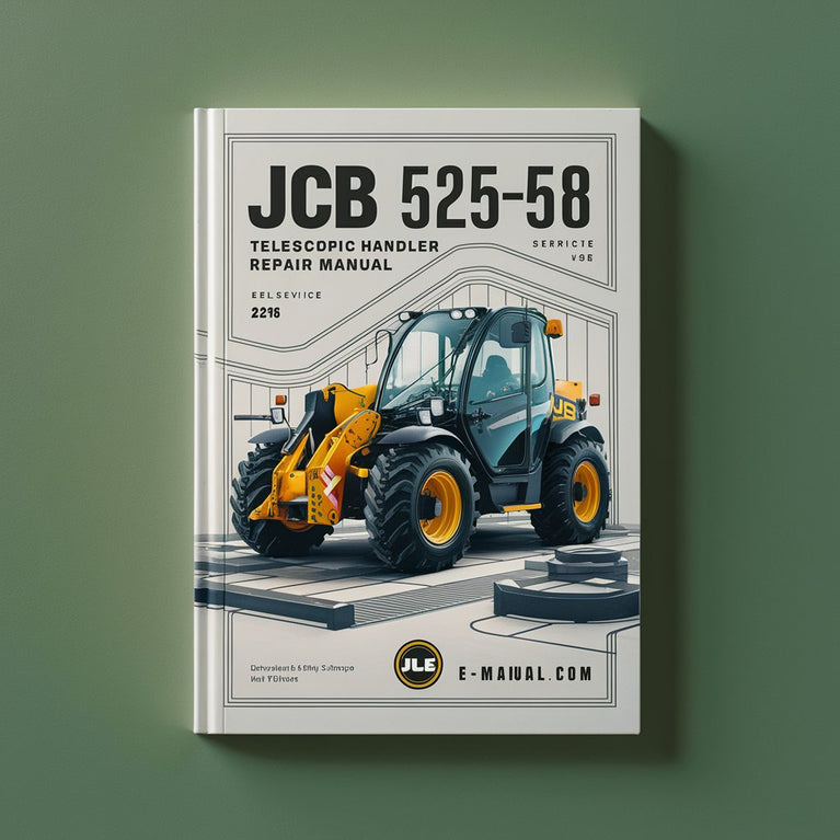 Manuel de réparation et d'entretien complet du chariot télescopique JCB 525-58