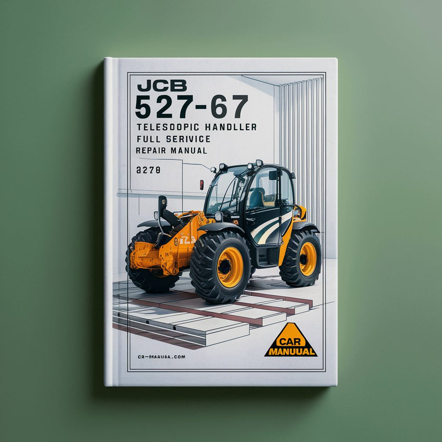 Manual de servicio y reparación completo del manipulador telescópico JCB 527-67