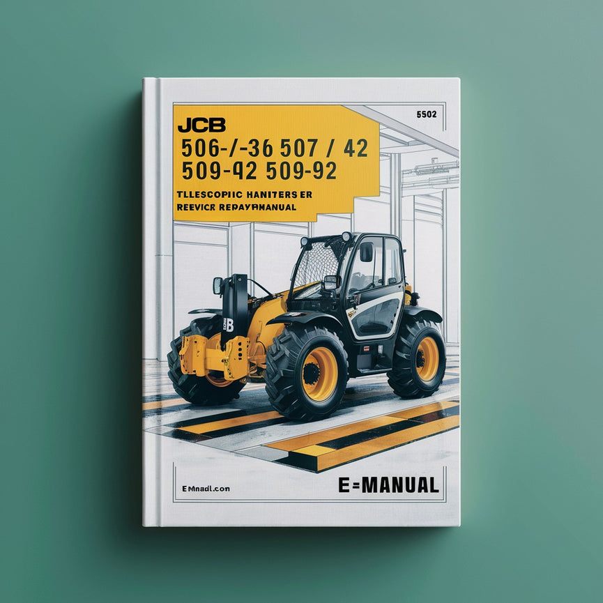 Manual de taller de reparación y mantenimiento de manipuladores telescópicos JCB 506-36 507-42 509-42 510-56