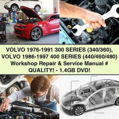 Manuel d'atelier de réparation et d'entretien Volvo 1976-1991 Série 300 (340/360) Volvo 1986-1997 Série 400 (440/460/480) # QUALITY-1.4GB DVD