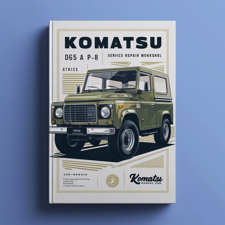 Komatsu D65 A E P-8 Service Repair Workshop Manual