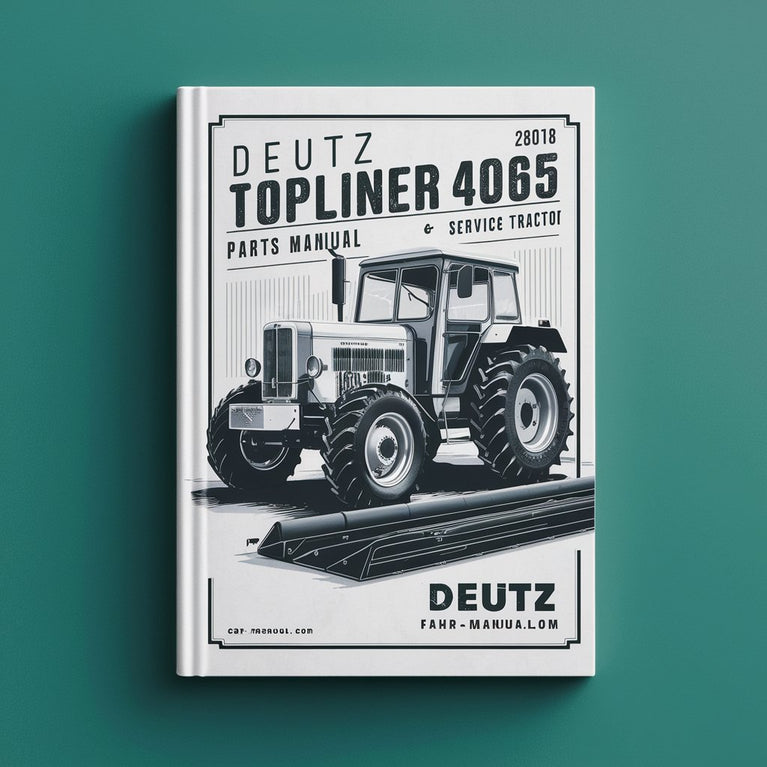 Manual de piezas y servicio del tractor Deutz Fahr Topliner 4065