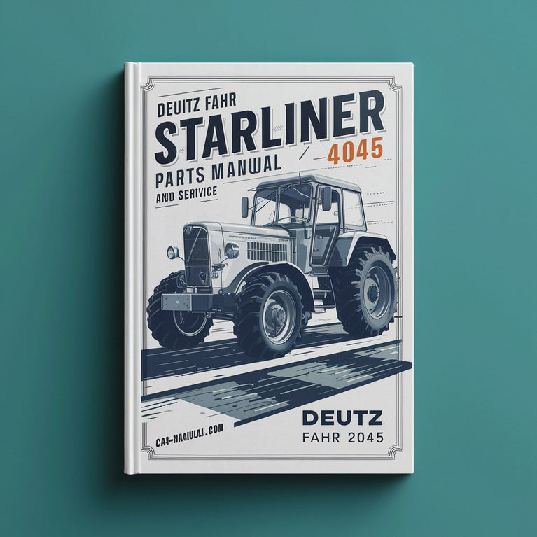 Deutz Fahr Starliner 4045 Manuel de pièces et tracteur d'entretien