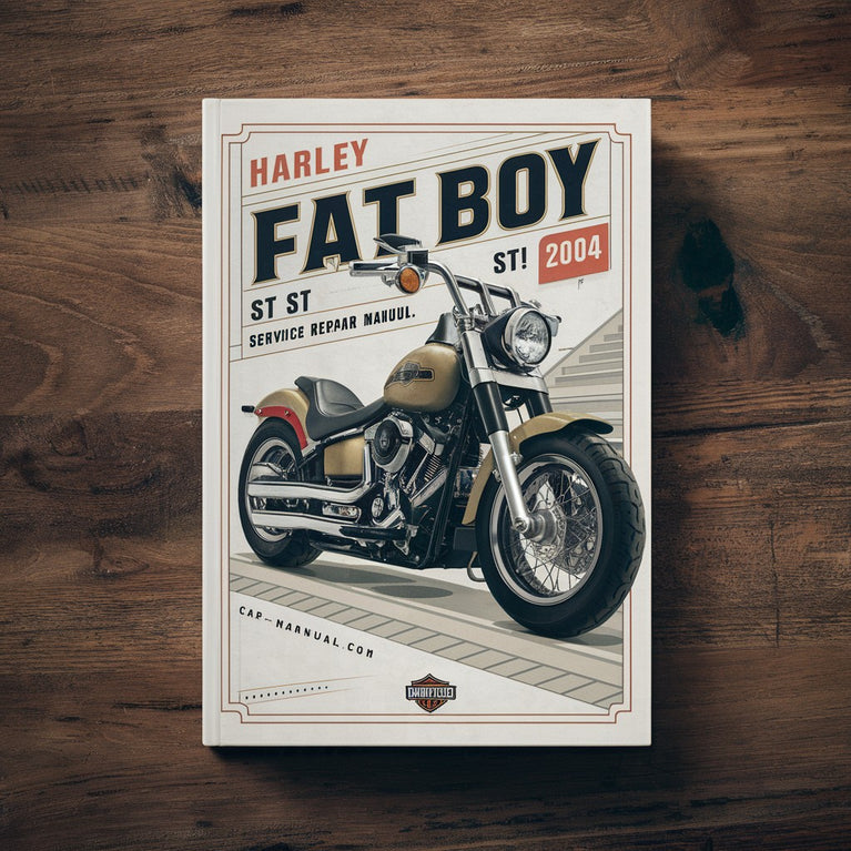 Manual de servicio y reparación de Harley FLSTFI Fat Boy ST EFI 2004