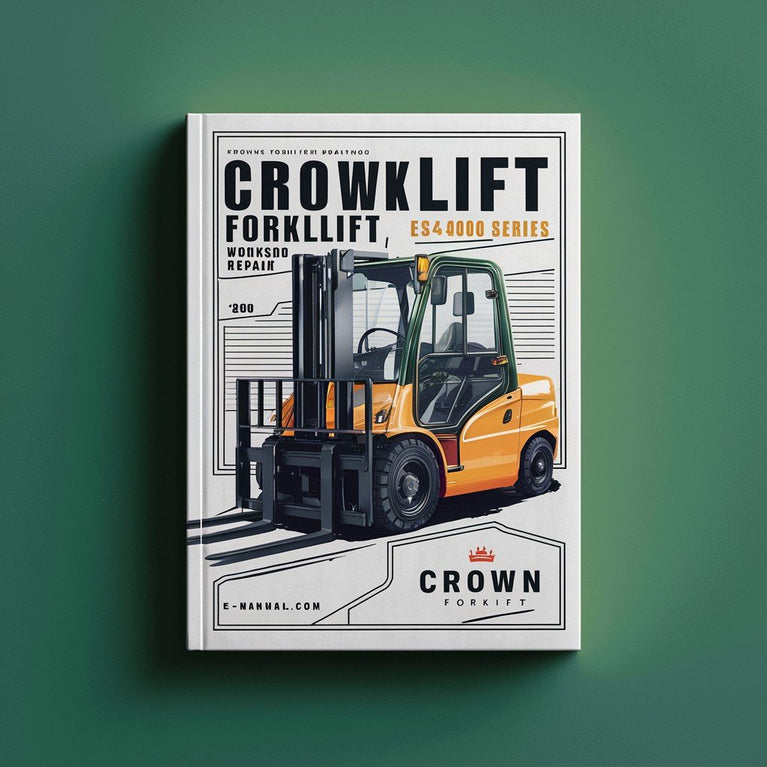 Manuel de réparation et d'entretien d'atelier pour chariot élévateur Crown Forklift série ESR4000