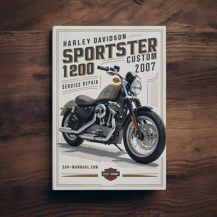 Manual de servicio y reparación de la Harley Davidson Sportster 1200 Custom 2007