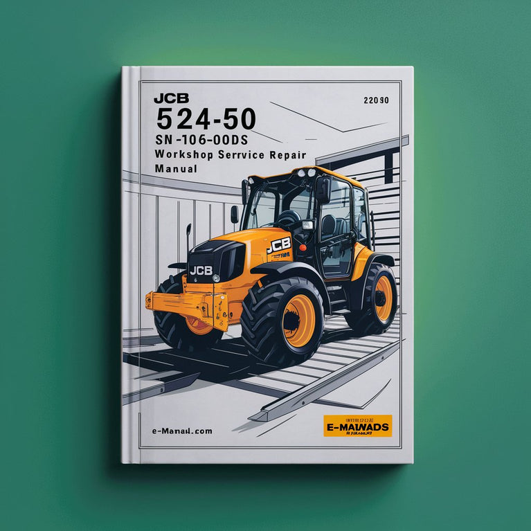 Manual de servicio del taller JCB 524-50 SN 1068000 en adelante