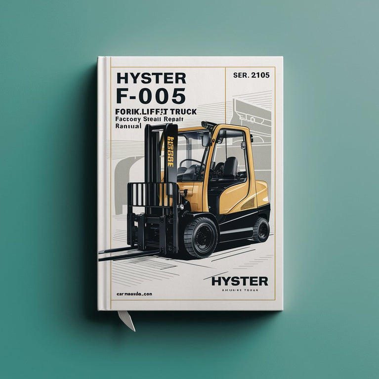 Manual de reparación y servicio de fábrica de la carretilla elevadora Hyster F005 (H80XL)