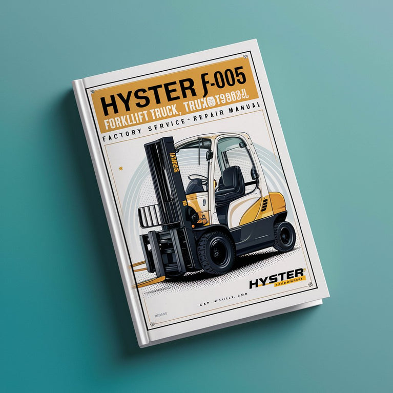 Manuel de réparation et d'entretien d'usine du chariot élévateur Hyster F005 (H90XL)