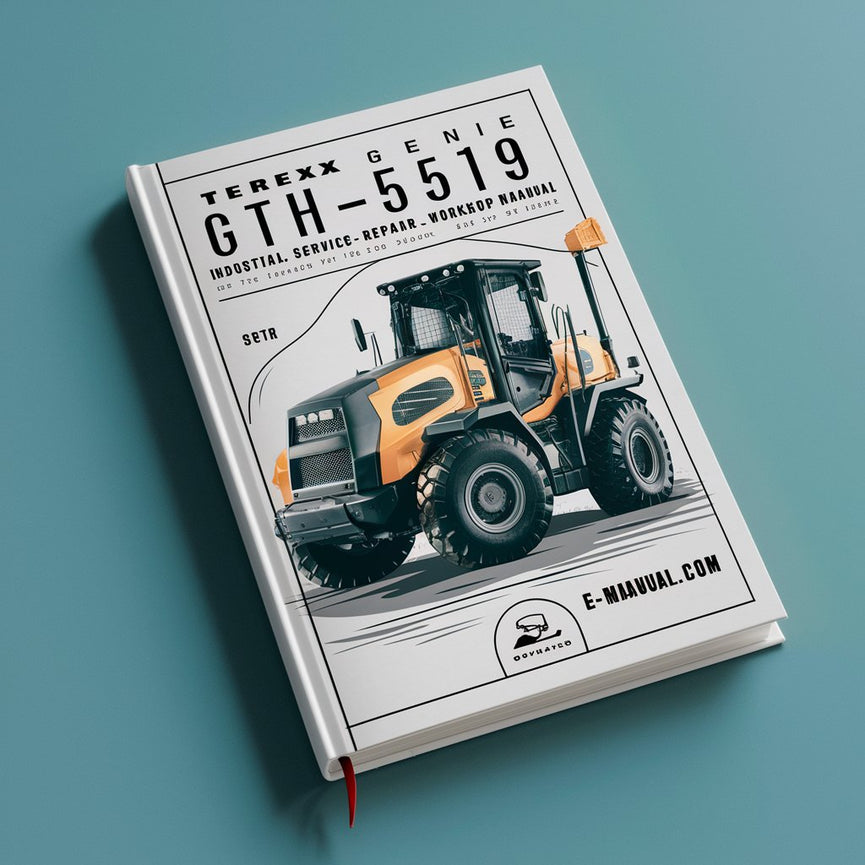 Manual de taller de reparación y servicio industrial Terex Genie GTH-5519