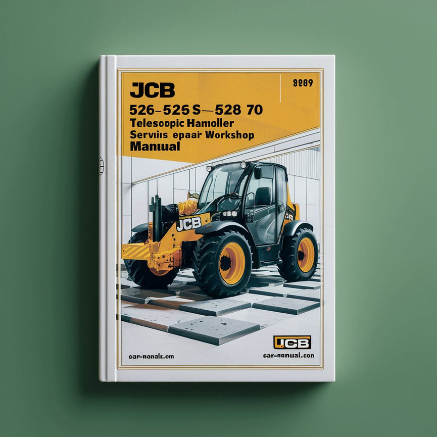 JCB 526 526S 528 70 528S Telescopic Handler Service Repair Workshop Manual  Pdf