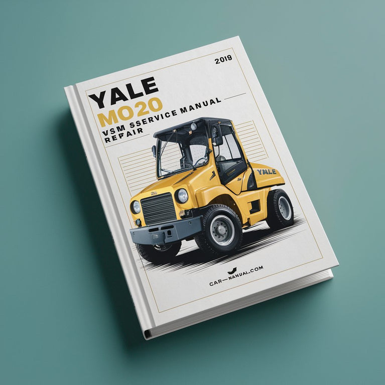 Manual de servicio y reparación de la carretilla elevadora Yale Mo20 WSM