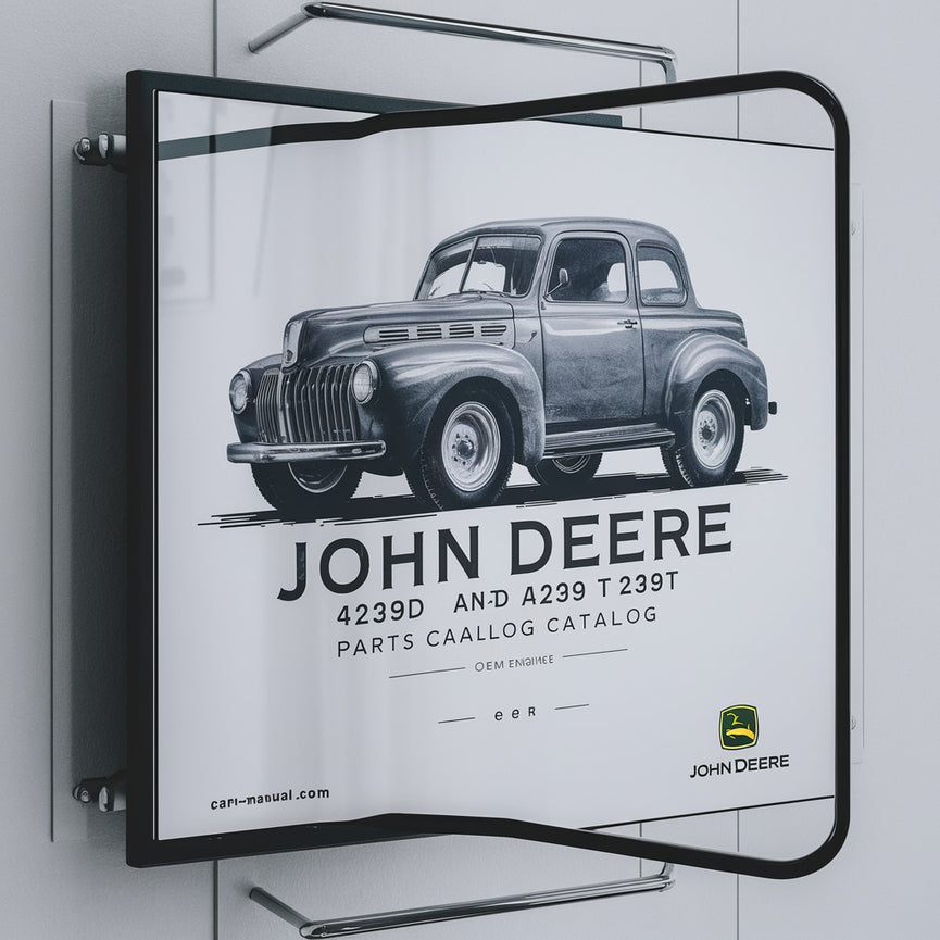 Catalogue de pièces détachées pour moteurs OEM John Deere 4239D et 4239T