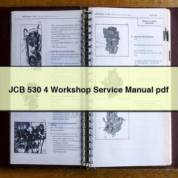 Manual de servicio y reparación del taller JCB 530 4