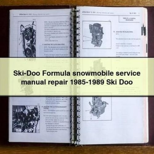 Ski-Doo Formula Snowmobile Service Manual (1985-1989) PDF