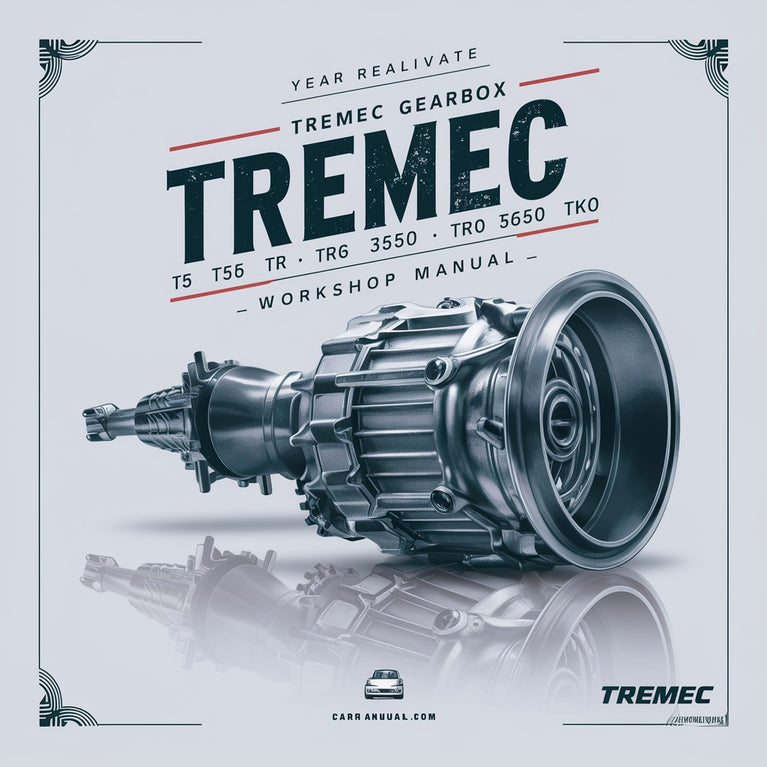 TREMEC Gearbox T5 T56 TR 3550 TR 3650 TKO Workshop Manual